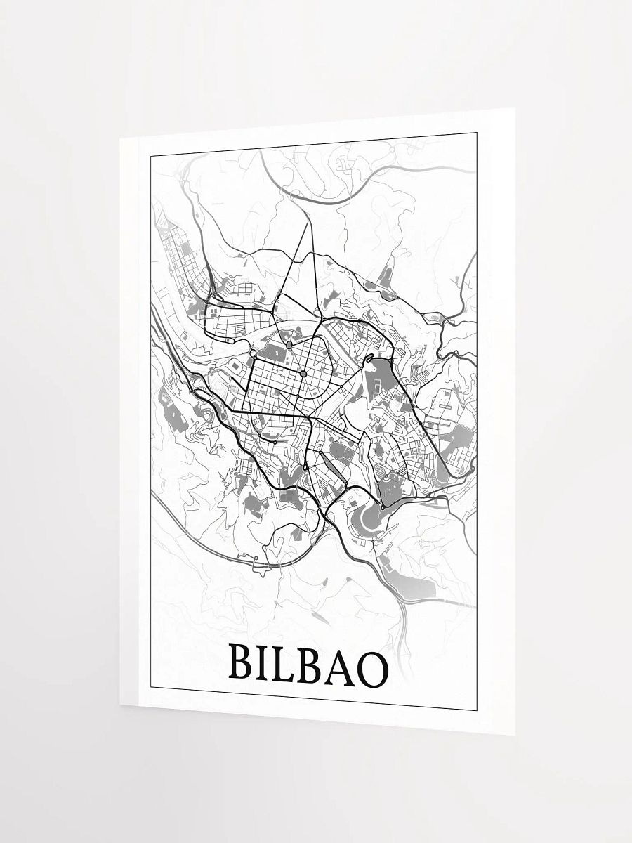 Bilbao, Spain, city map print product image (8)