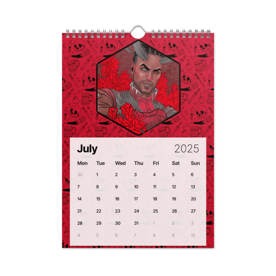 BG3 2025 Calendar - rainbow product image (7)