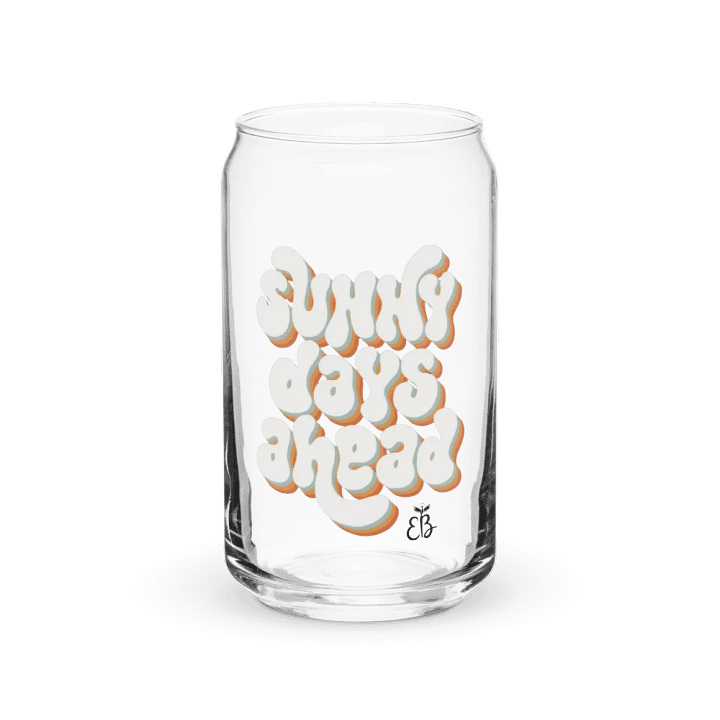 Sunny Days Ahead: Glass Cup product image (2)