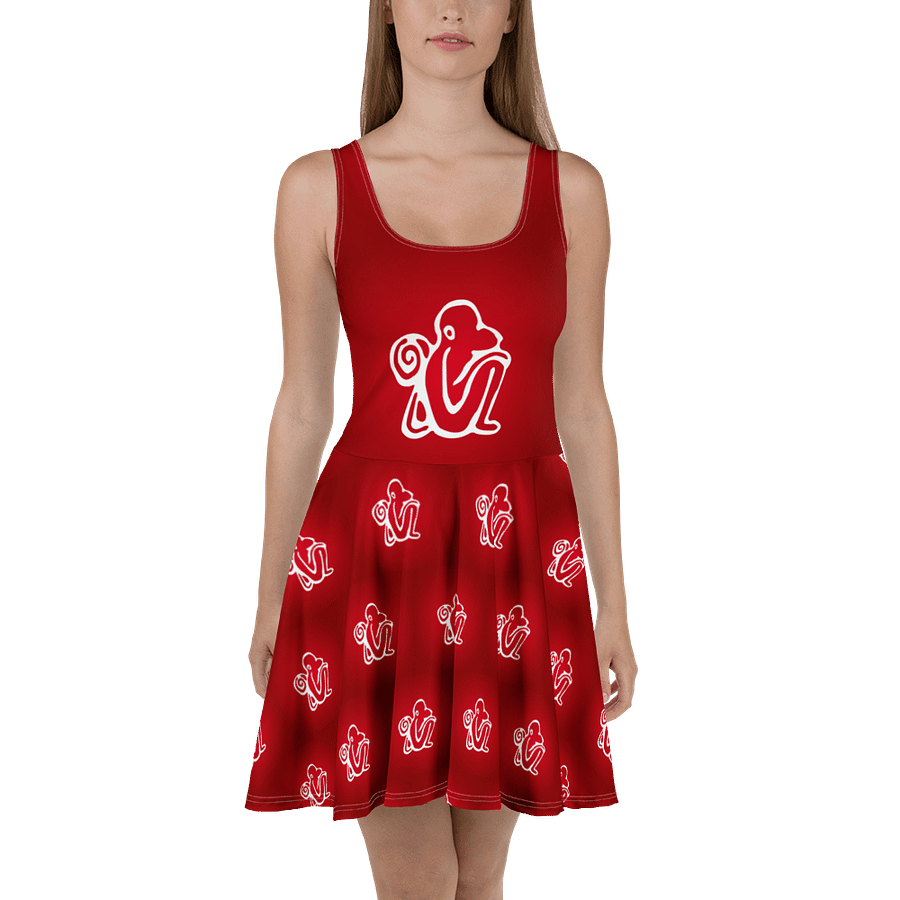 Zabu Monkey Madness Skater Dress product image (2)