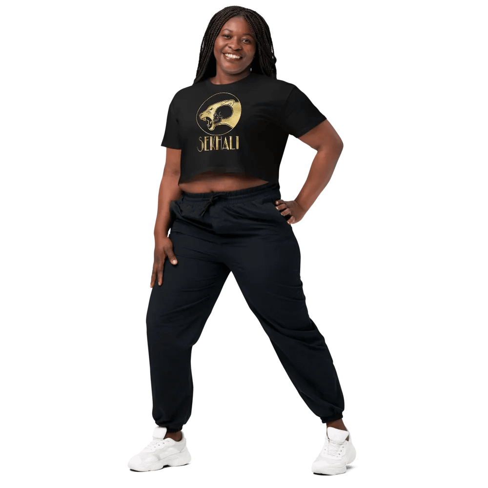 Sekhali Logo Gilded Crop Top product image (10)