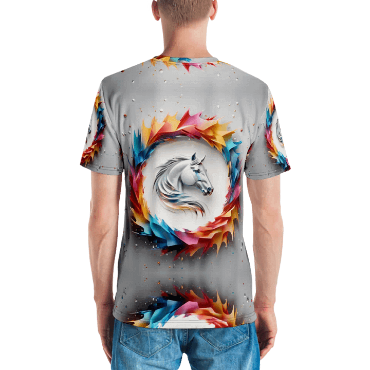 Vibrant Horse T shirt product image (2)