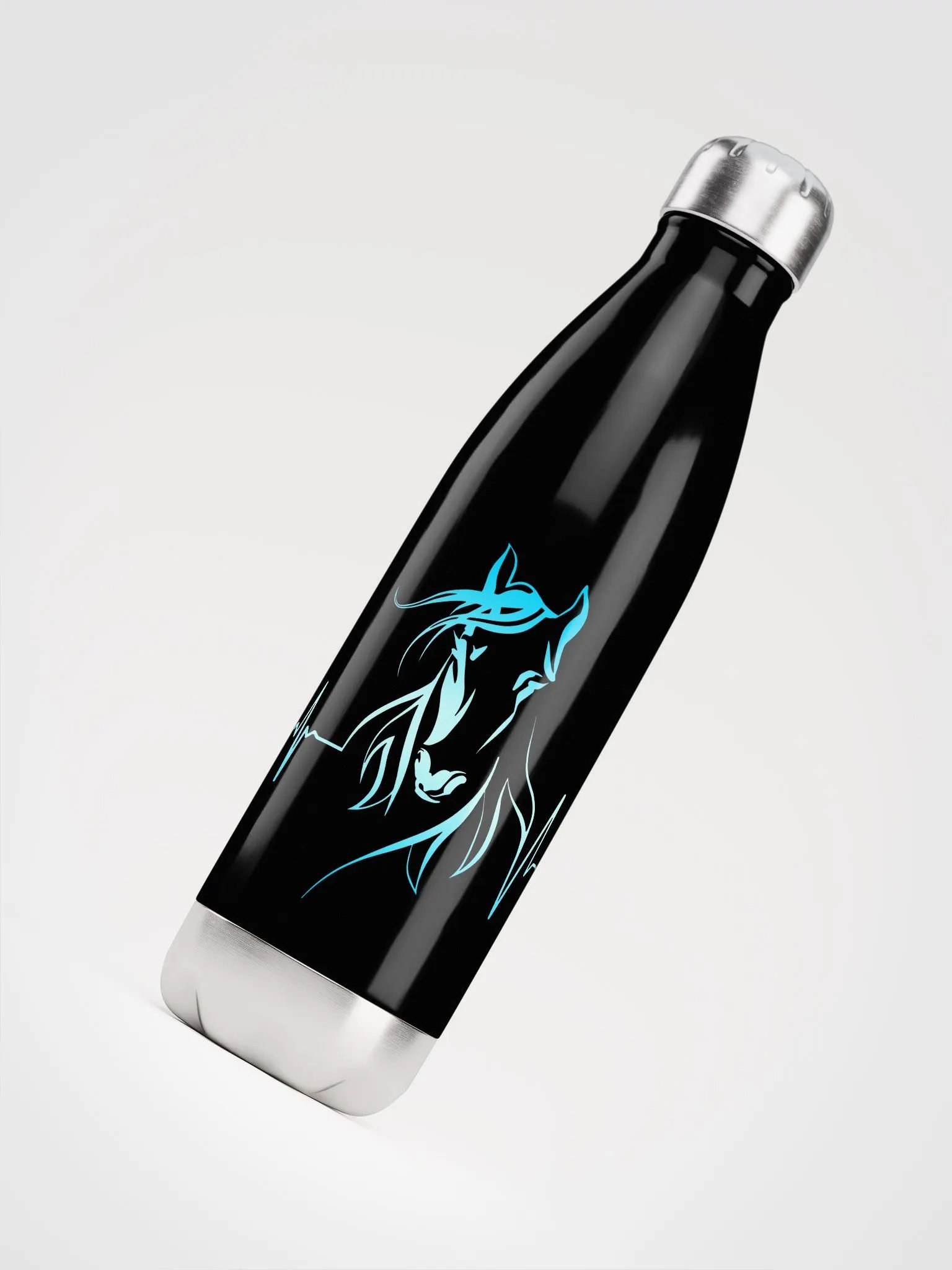 Horse Heartbeat Stainless Steel Water Bottle product image (4)