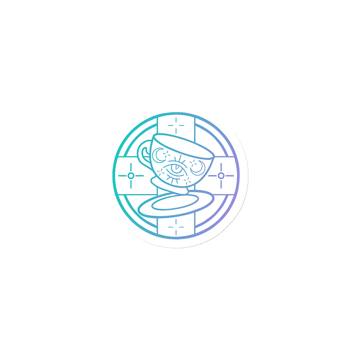 School Of Tea Sorcery Emblem Die-Cut Magnet product image (2)