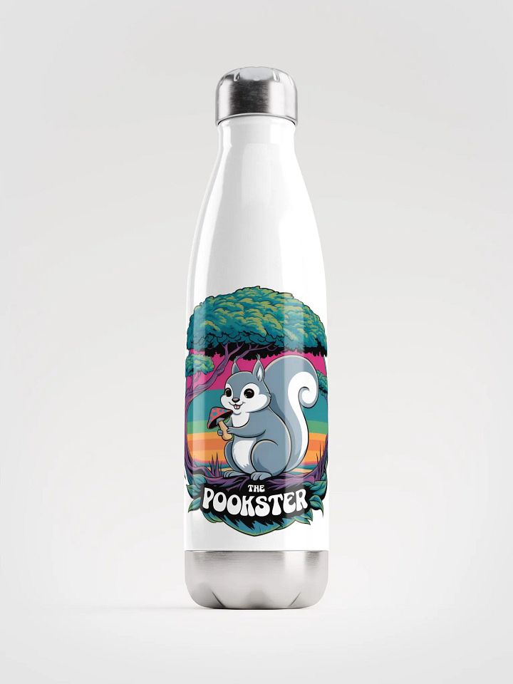 The Pookster's Colorful Adventure Stainless Steel Water Bottle product image (1)