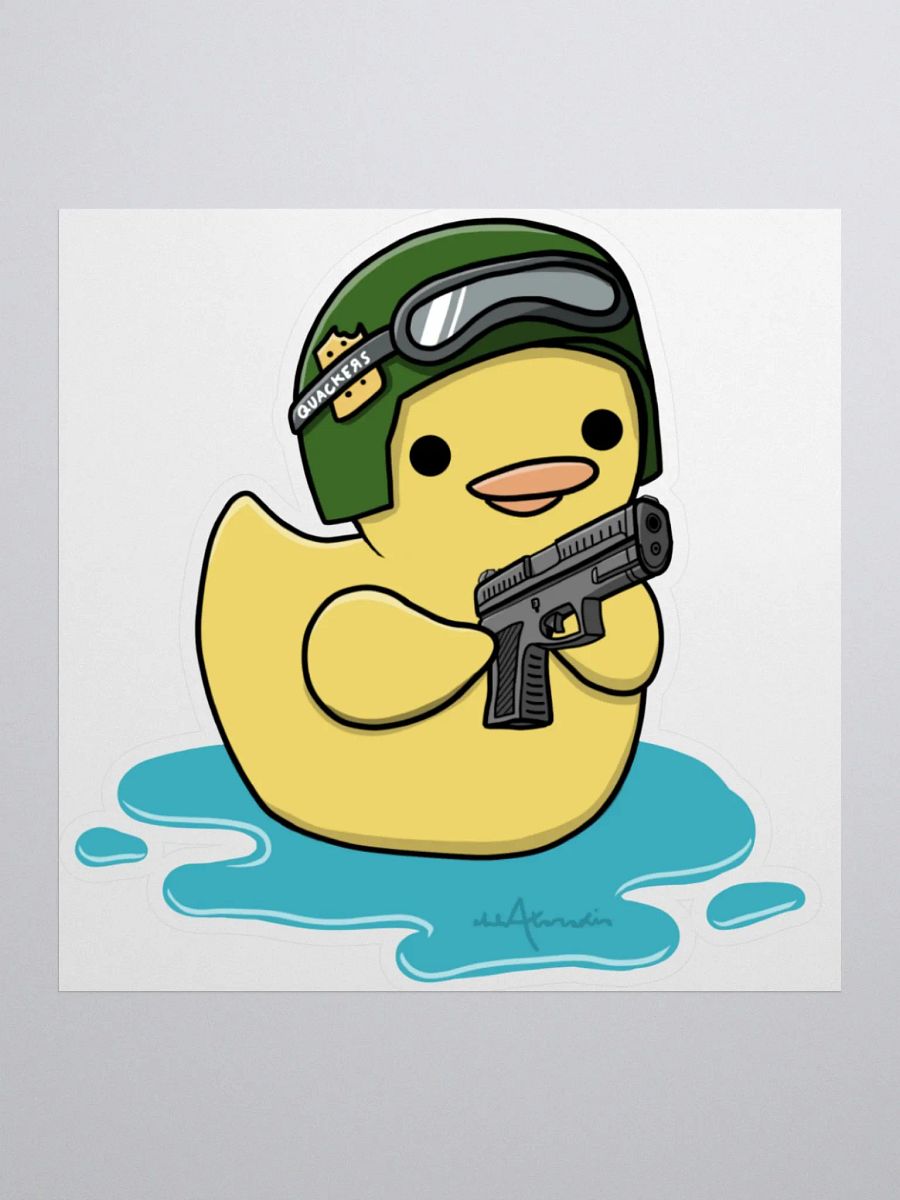 SGT Quackers Sticker product image (1)