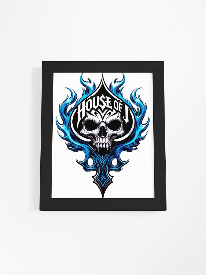 House of J Logo Framed Matte Poster (Light) product image (5)