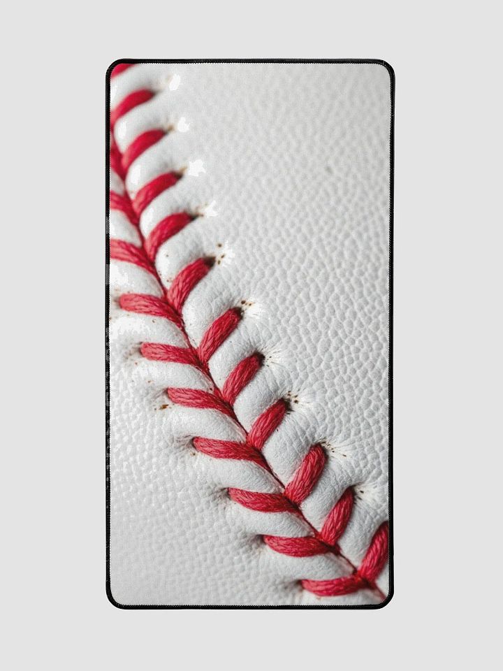 Baseball Stitching Desk Mat - Macro Sports Texture product image (2)