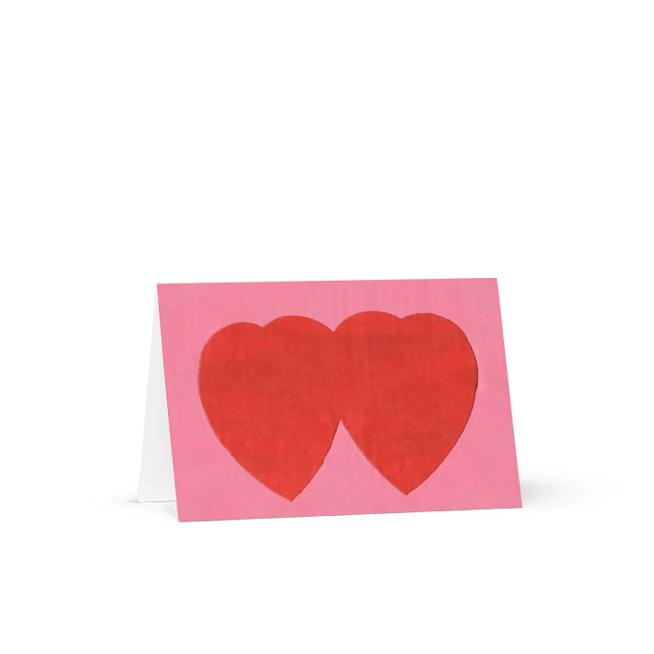 Cardboard Hearts Valentine Card product image (2)