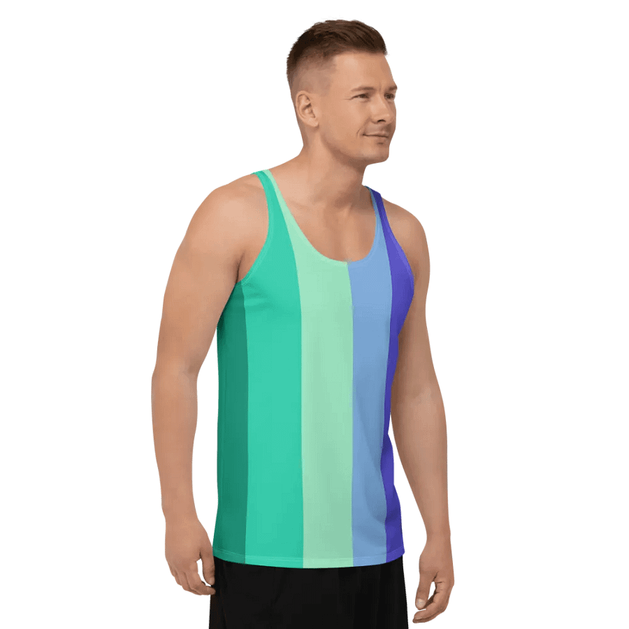 Gay Men's Pride Flag - All-Over Print Tank product image (10)