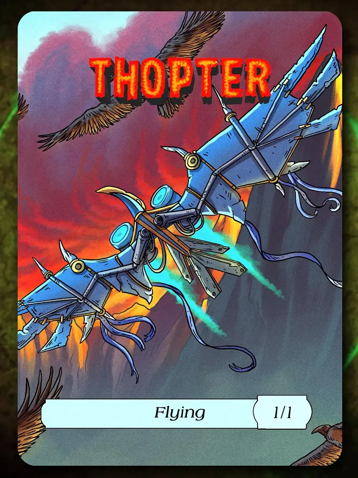 Thopter 1/1 Full Art Token product image (1)