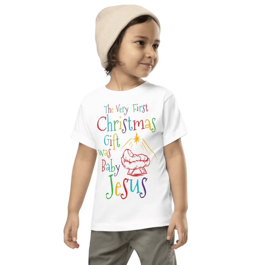 The Very First Christmas Gift Toddler T-Shirt product image (5)