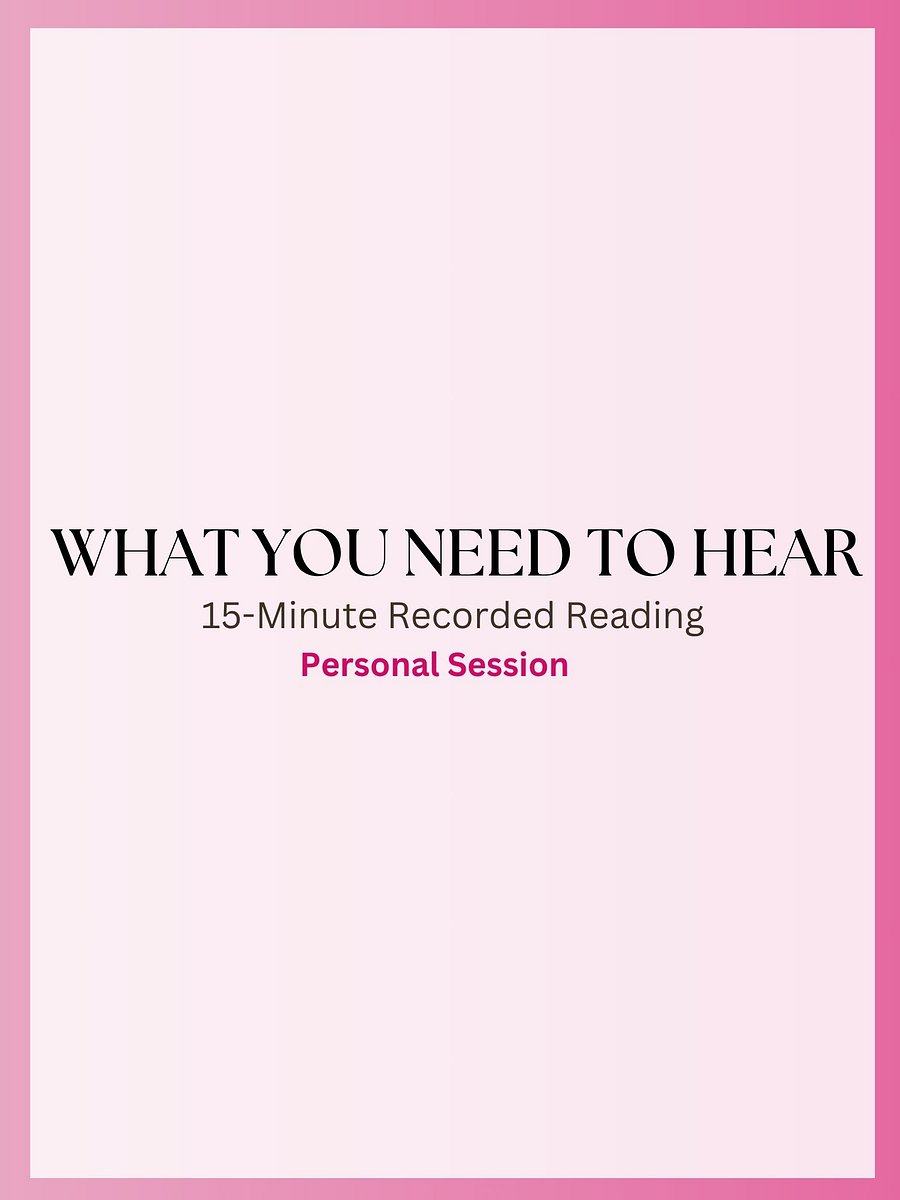 What You Need To Hear Right Now | 15-Minute Recorded Tarot Reading product image (1)
