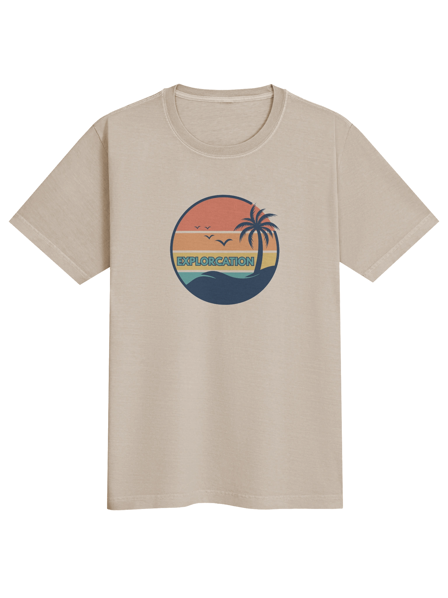 Retro Sunset Oversized T-Shirt product image (3)