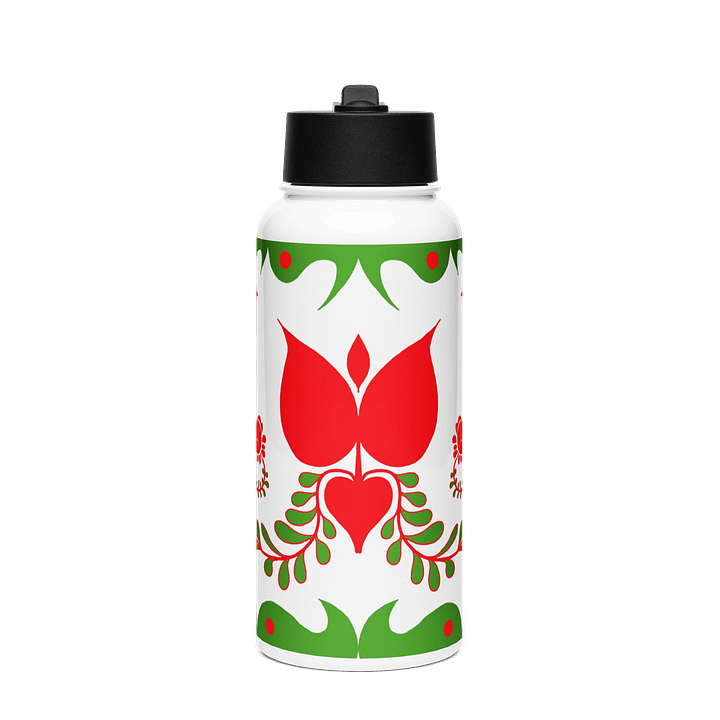 Hungarian Folk Art Symphony Stainless Steel Bottle product image (1)