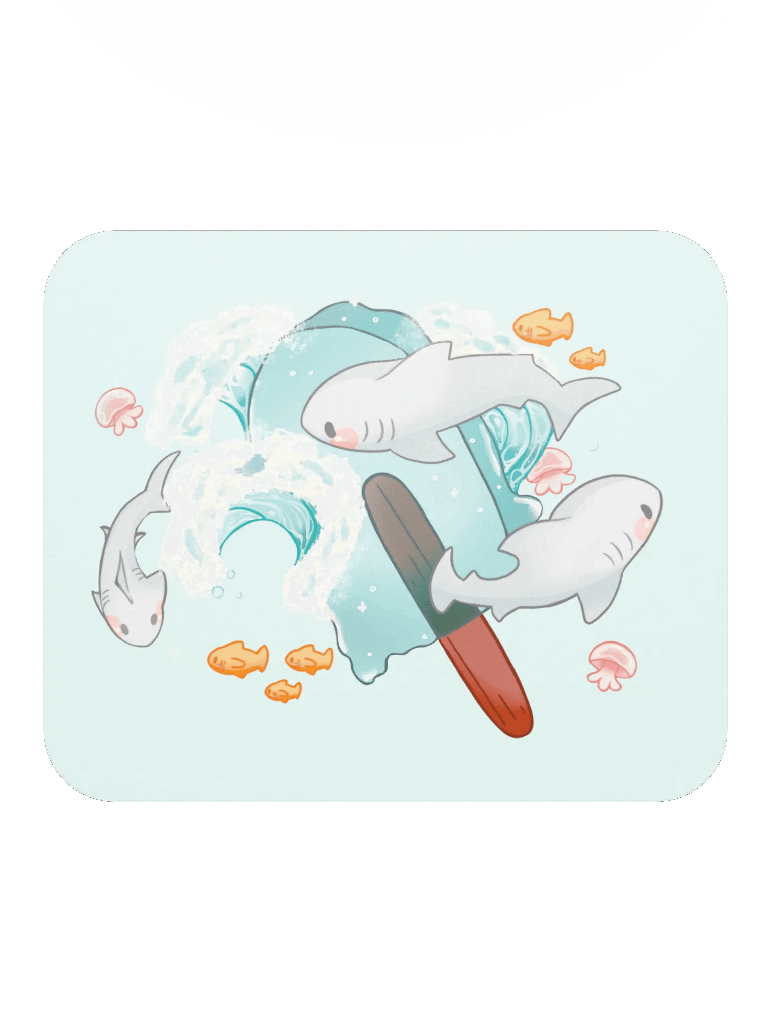 SHARKSICLE SWIRL MOUSE PAD product image (3)