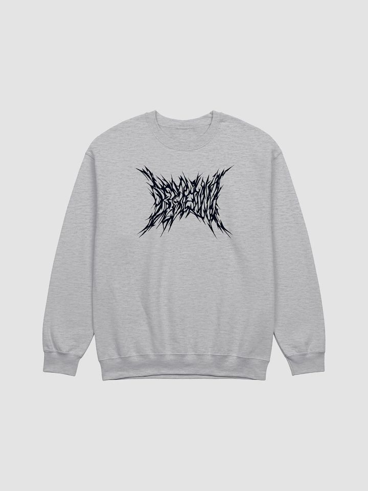 Death Metal Logo Sweatshirt (Black Text) product image (1)
