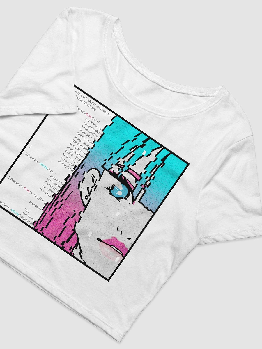 Panic Glitchy Dream Girl Crop Top product image (2)