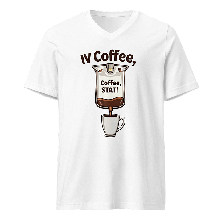 IV Coffee - Humorous Medical-themed T-shirt product image (1)