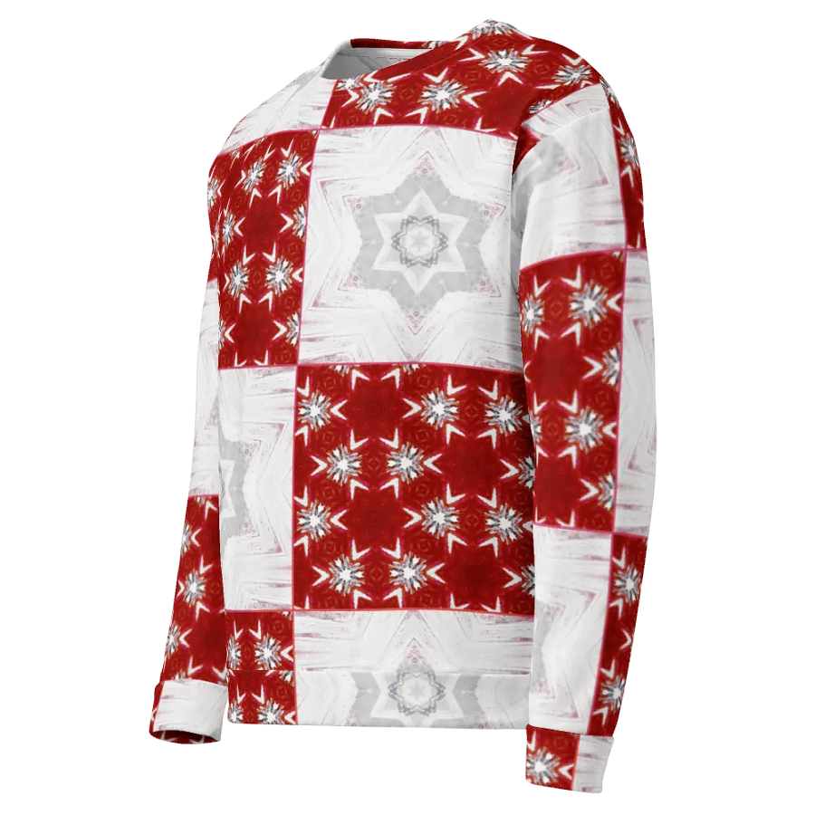 Abstract Pale Star Patchwork Design Unisex All Over Print Sweatshirt product image (11)