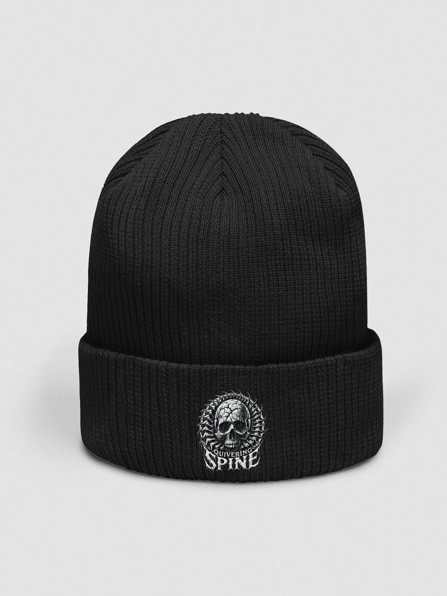 Quivering Spine Skull Organic Beanie product image (1)