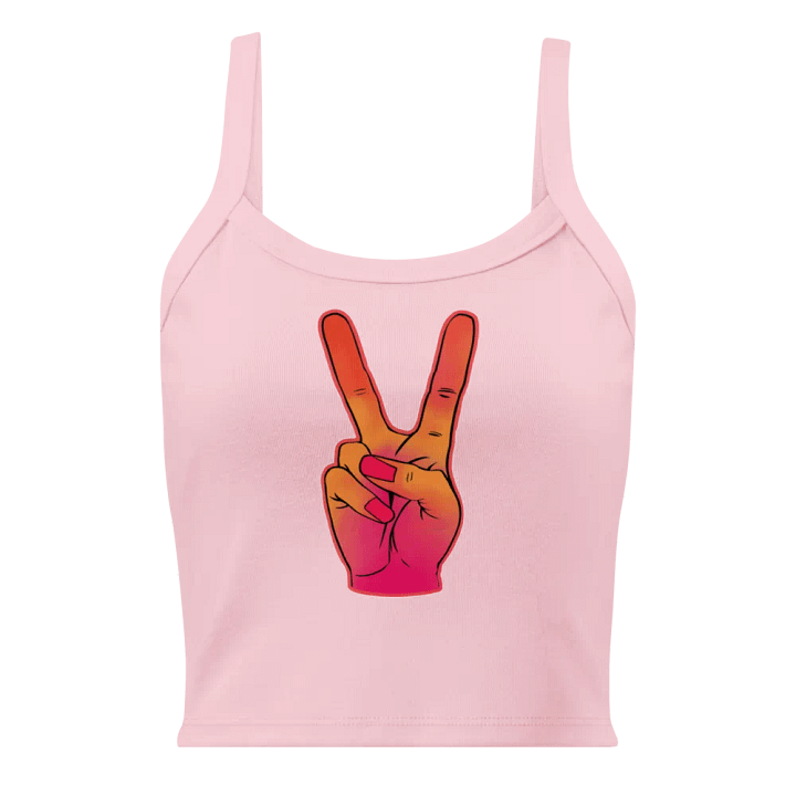 Sunset Peace Ribbed Tank Top product image (1)