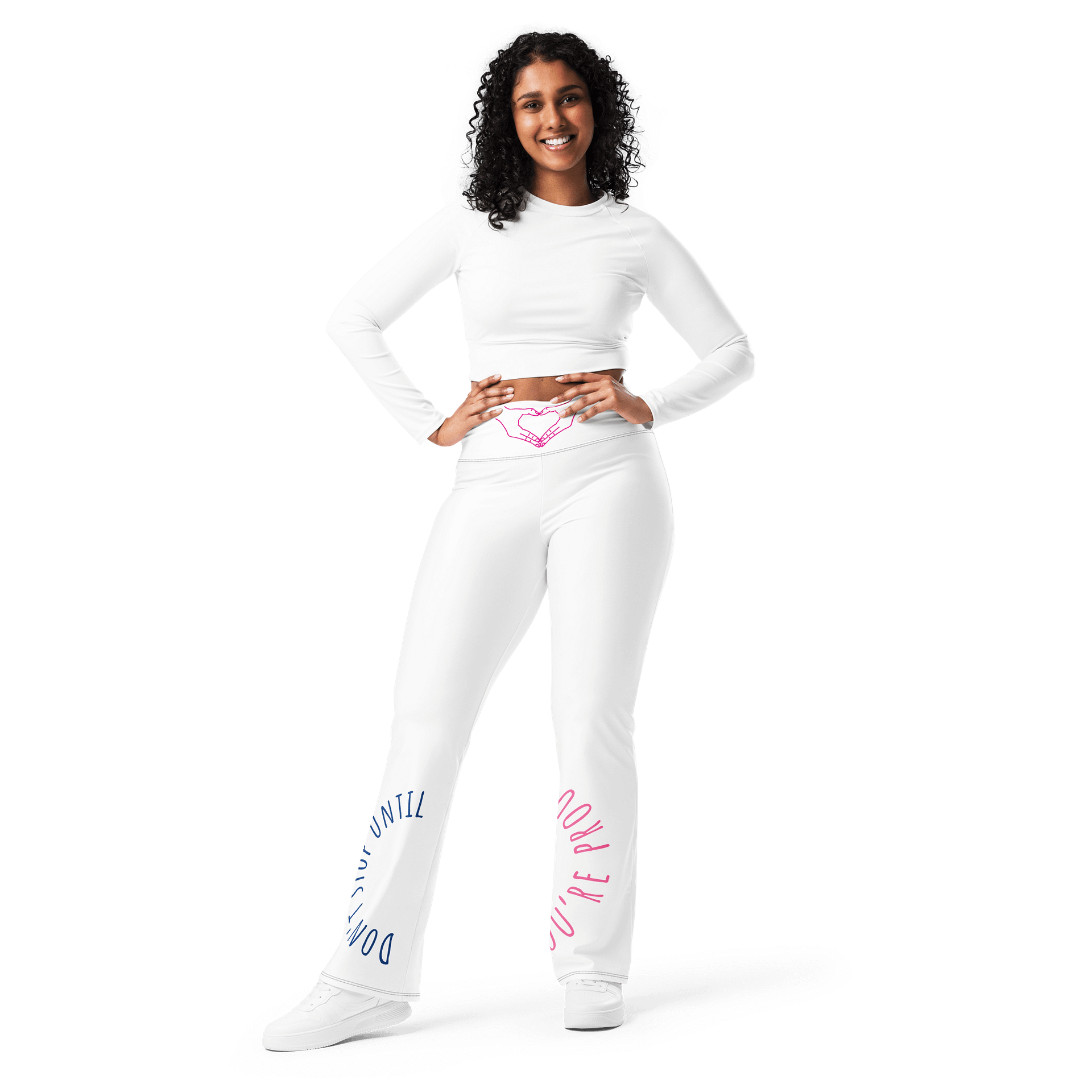 Empowerment Circle All-Over Flare Leggings product image (1)