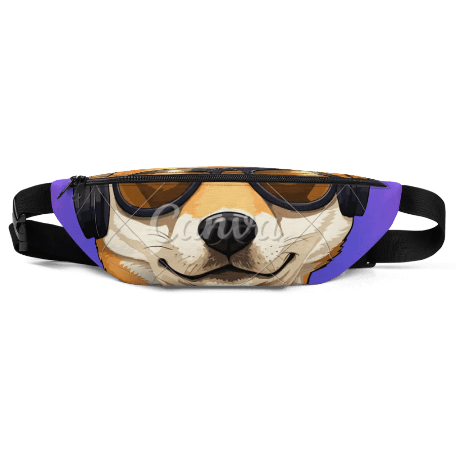 Cool Canine All-Over Fanny Pack product image (3)