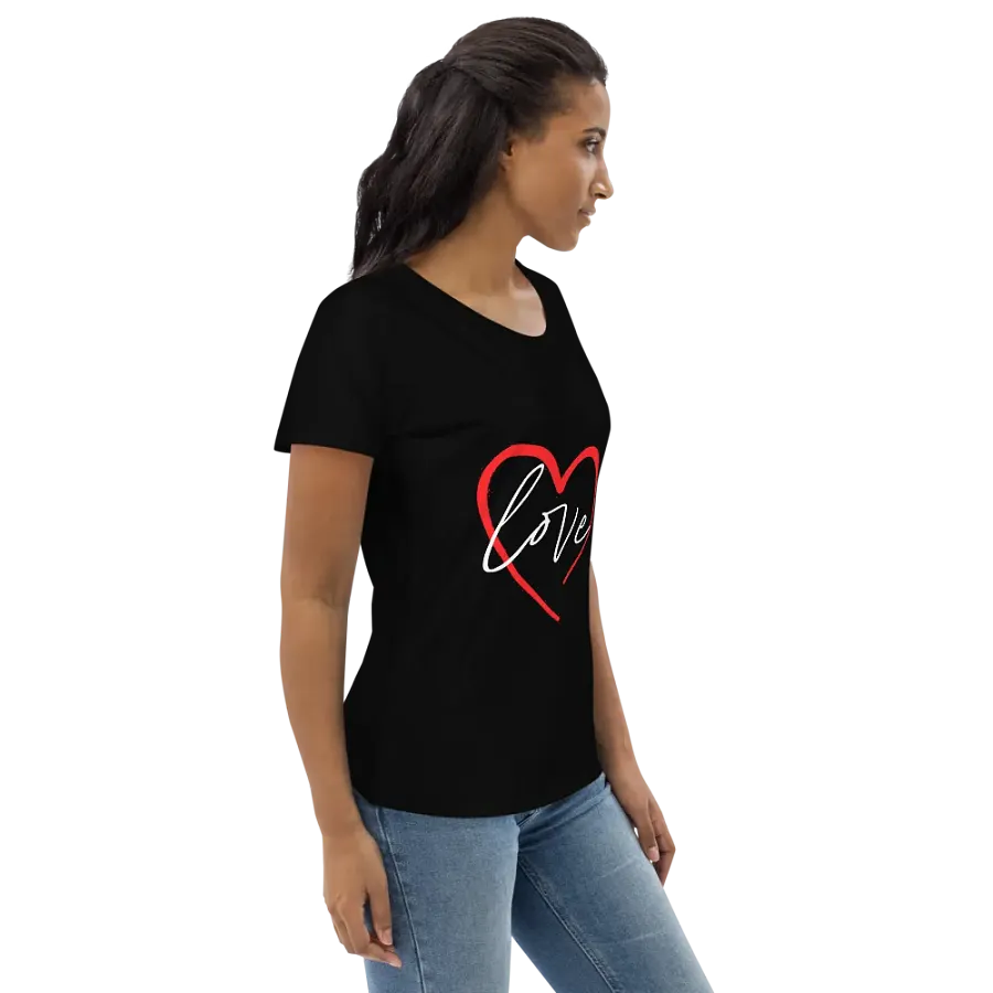 Love Graffiti Heart Women's Tee product image (6)