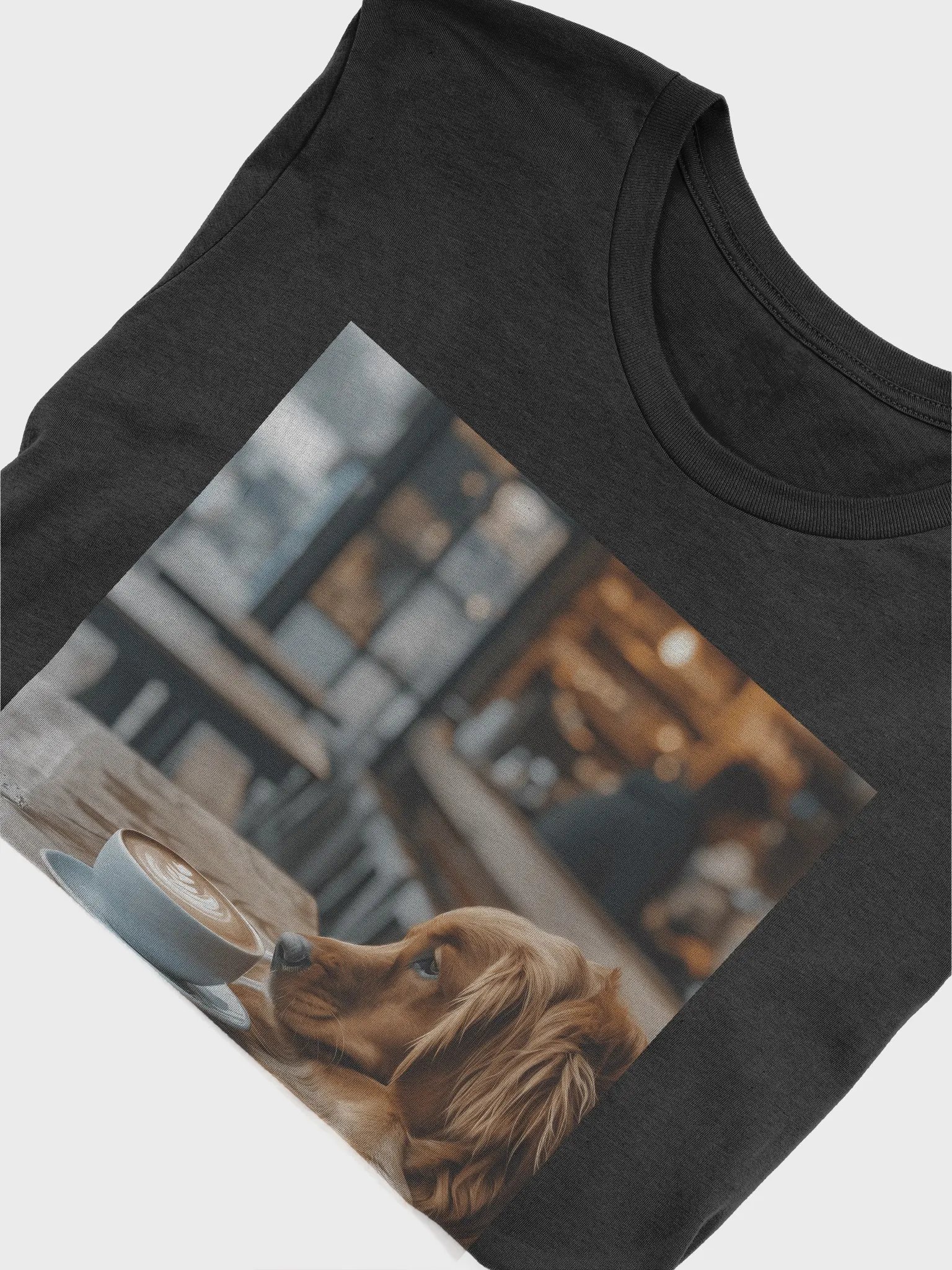 Café Dog T-Shirt | Coffee & Canine Lover Tee | Perfect for Pet Owners Who Love Coffee product image (5)