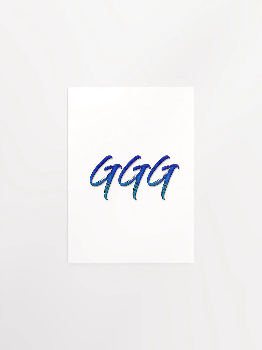 GGG Logo Poster product image (1)