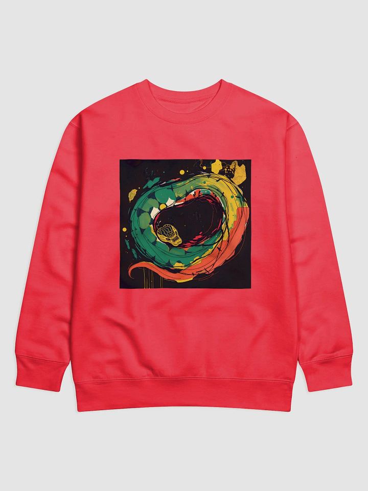 image on both sides, Midnight python Comfort Premium Sweatshirt product image (1)