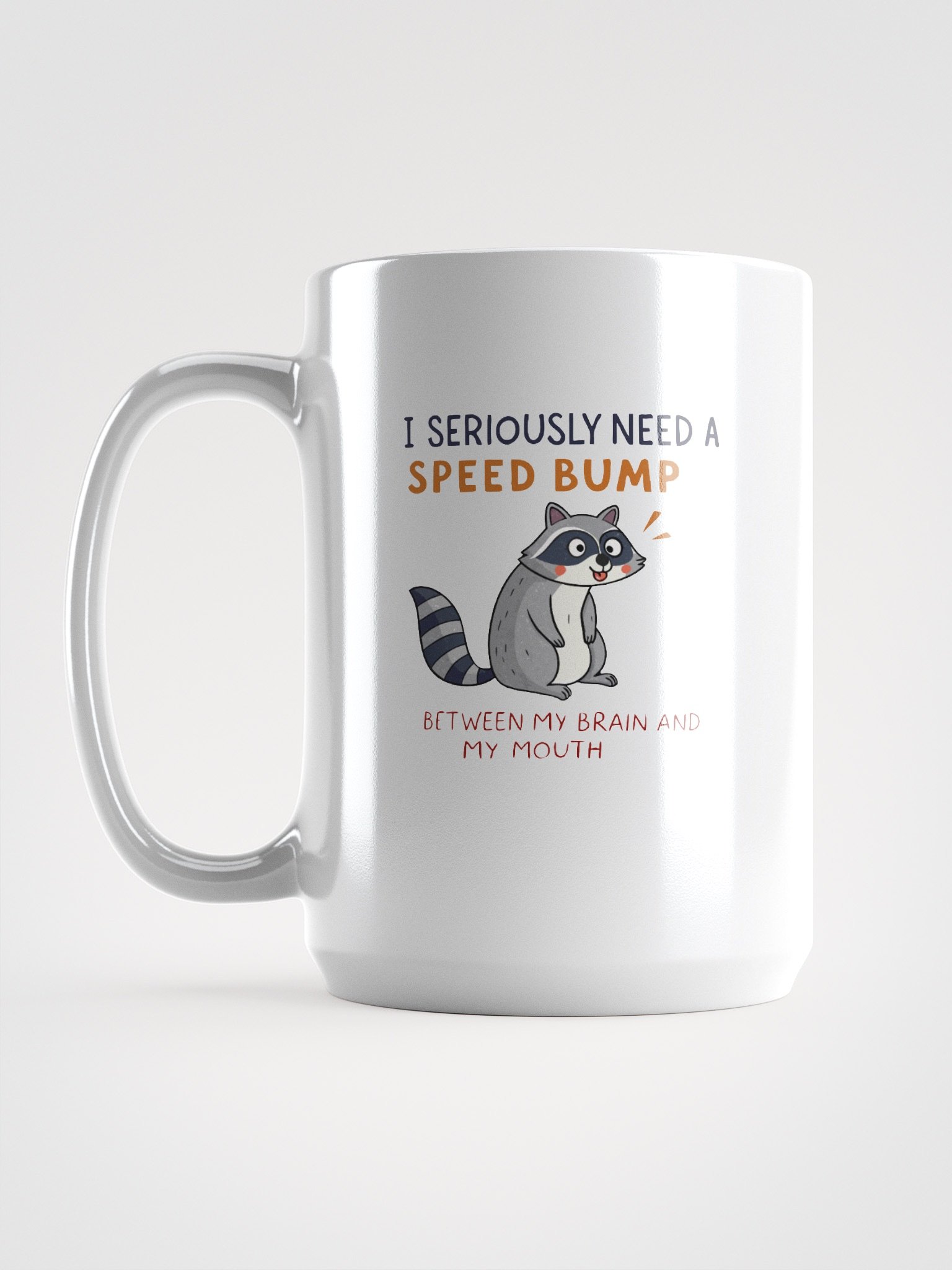 Speed Bump Raccoon Mug product image (1)