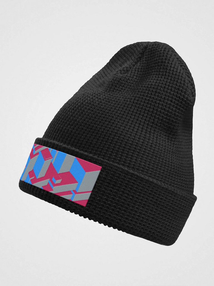 Cotton Candy Cluster Waffle Beanie product image (6)