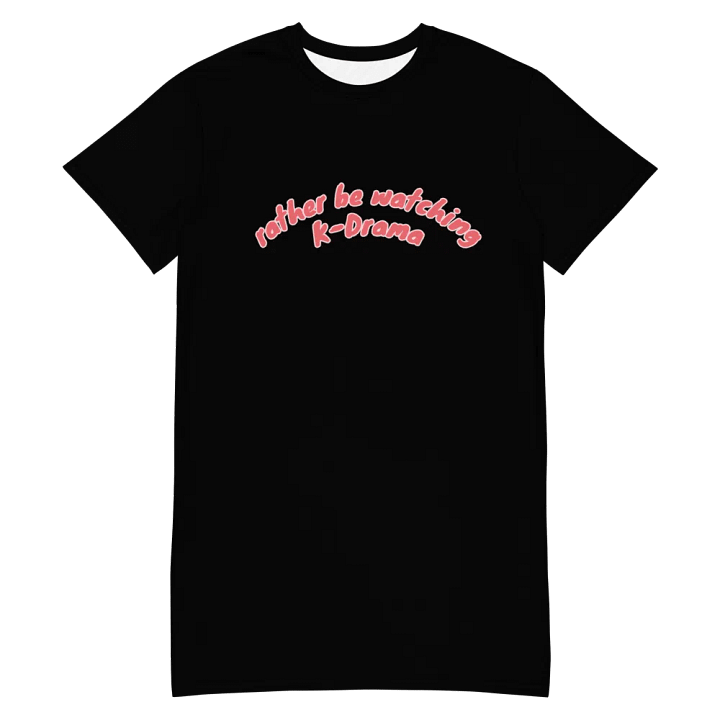 rather be watching kdrama cozy shirt dress product image (2)
