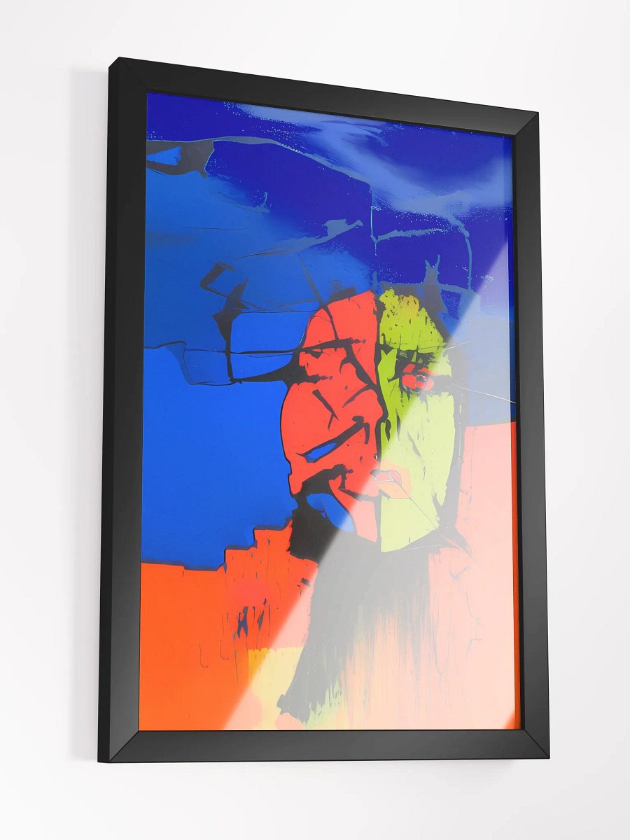 "Self Portrait in Abstraction" - Framed Poster product image (5)