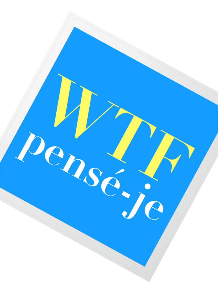WTF pensé-je • Classic Edition sticker product image (2)