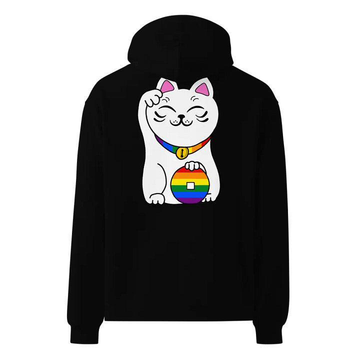 Maneki neko pride hoodie product image (6)