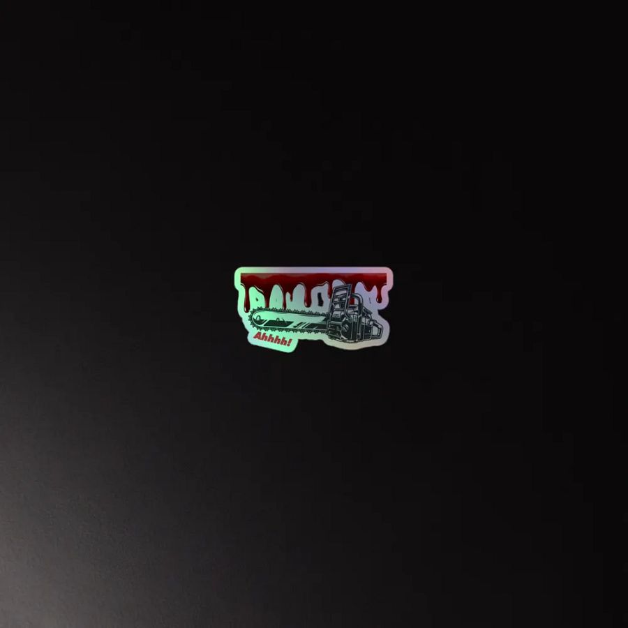 Chainsaw Scare! Holo Sticker product image (4)