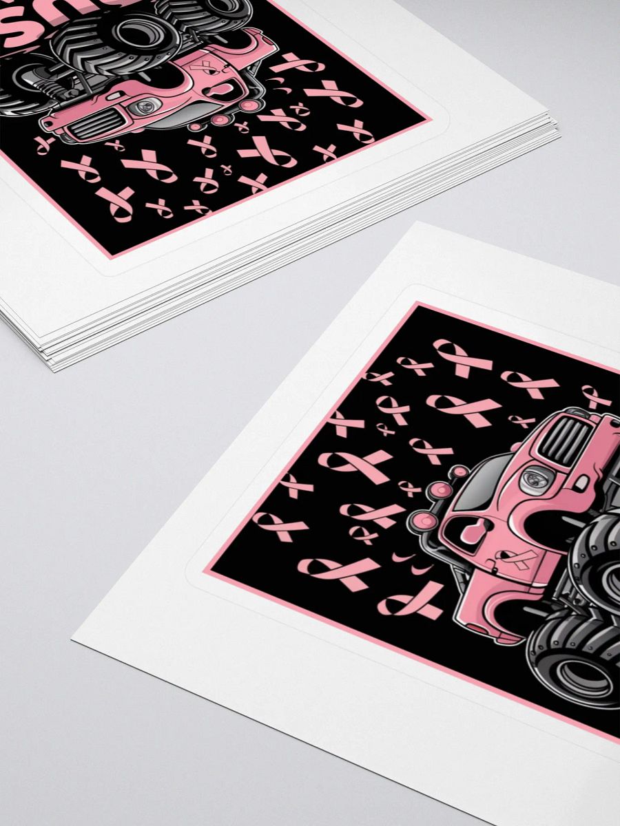 "CRUSH BREAST CANCER" vinyl sticker product image (4)