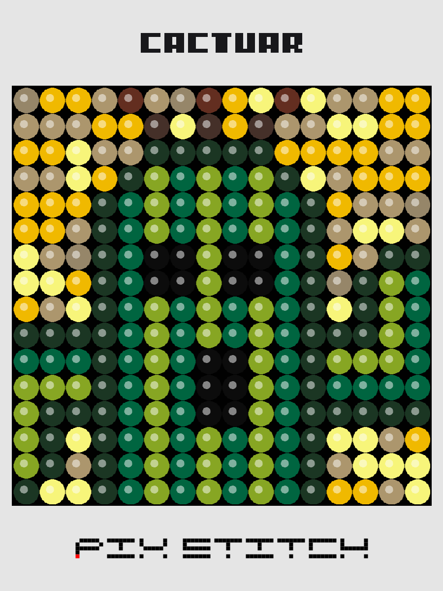 Cactuar Pixel Art product image (1)