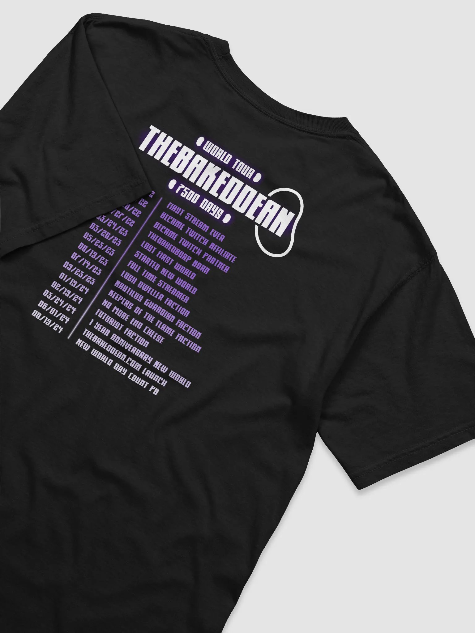 TheBakedDean World Tour Tee product image (4)