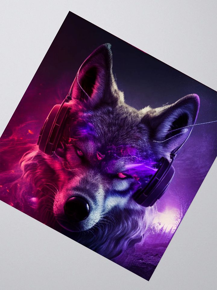 Shadow Wolf Gaming Stickers product image (2)
