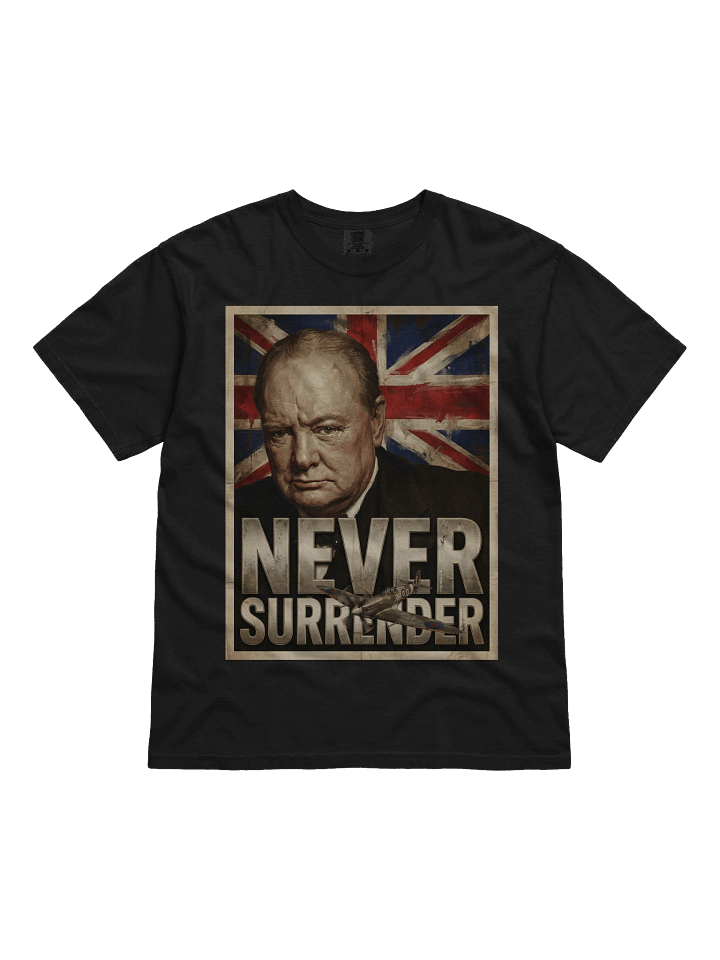Never Surrender Winston Churchill T-Shirt product image (2)