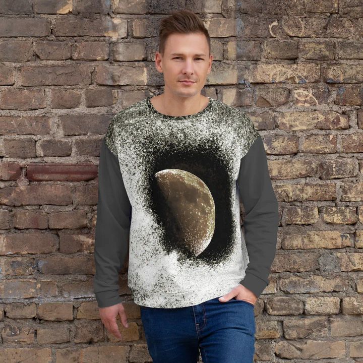 Darker Disintegrating Moon Unisex Sweatshirt product image (1)