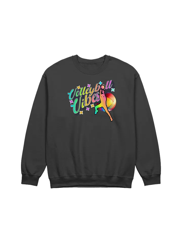 Volleyball Vibes Male Classic Crewneck Sweatshirt product image (1)