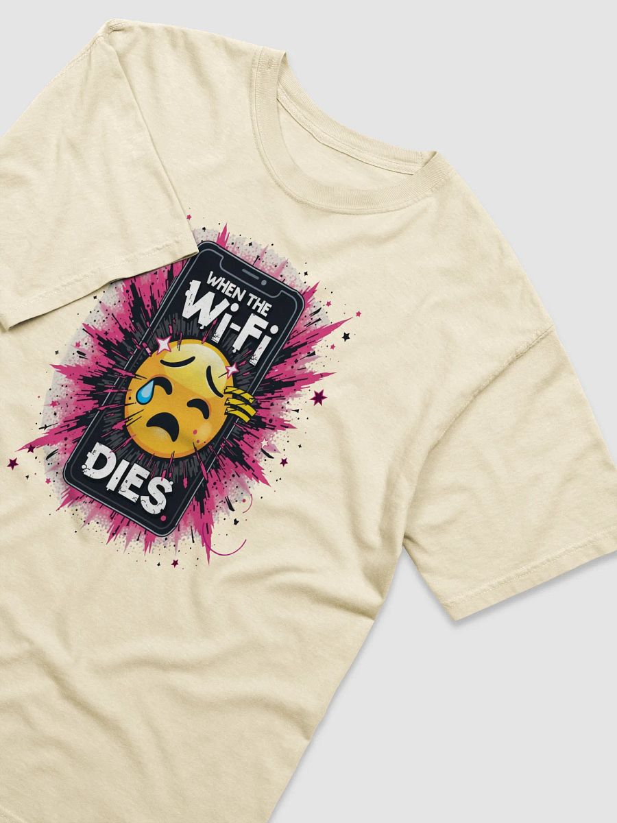 When the Wi-Fi Dies – Emoji Panic T-Shirt product image (3)