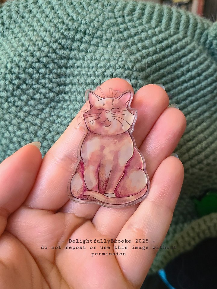 Orange Cat Magnet product image (2)