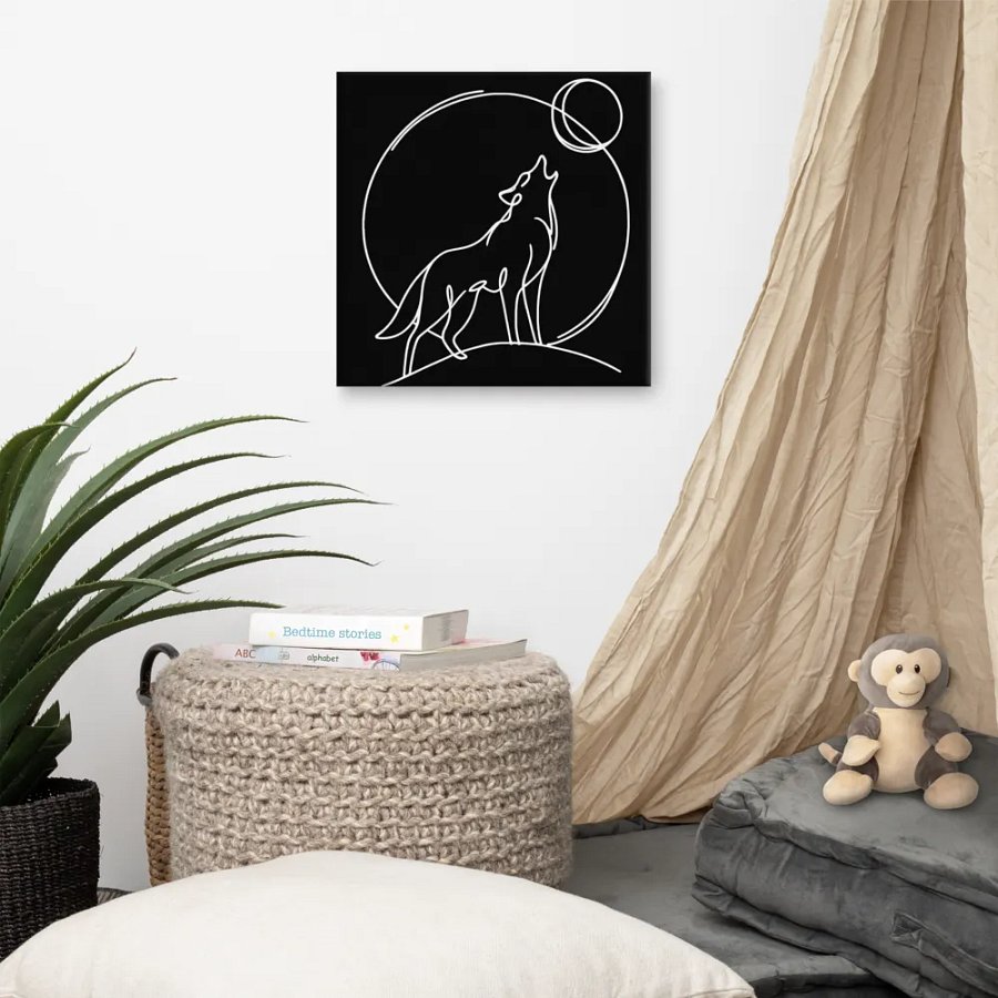 Wolf Howling At The Moon 16