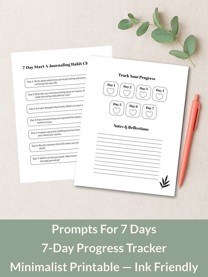 Intentional Living & Everyday Joy Bundle 7-Day Challenges Printable product image (2)